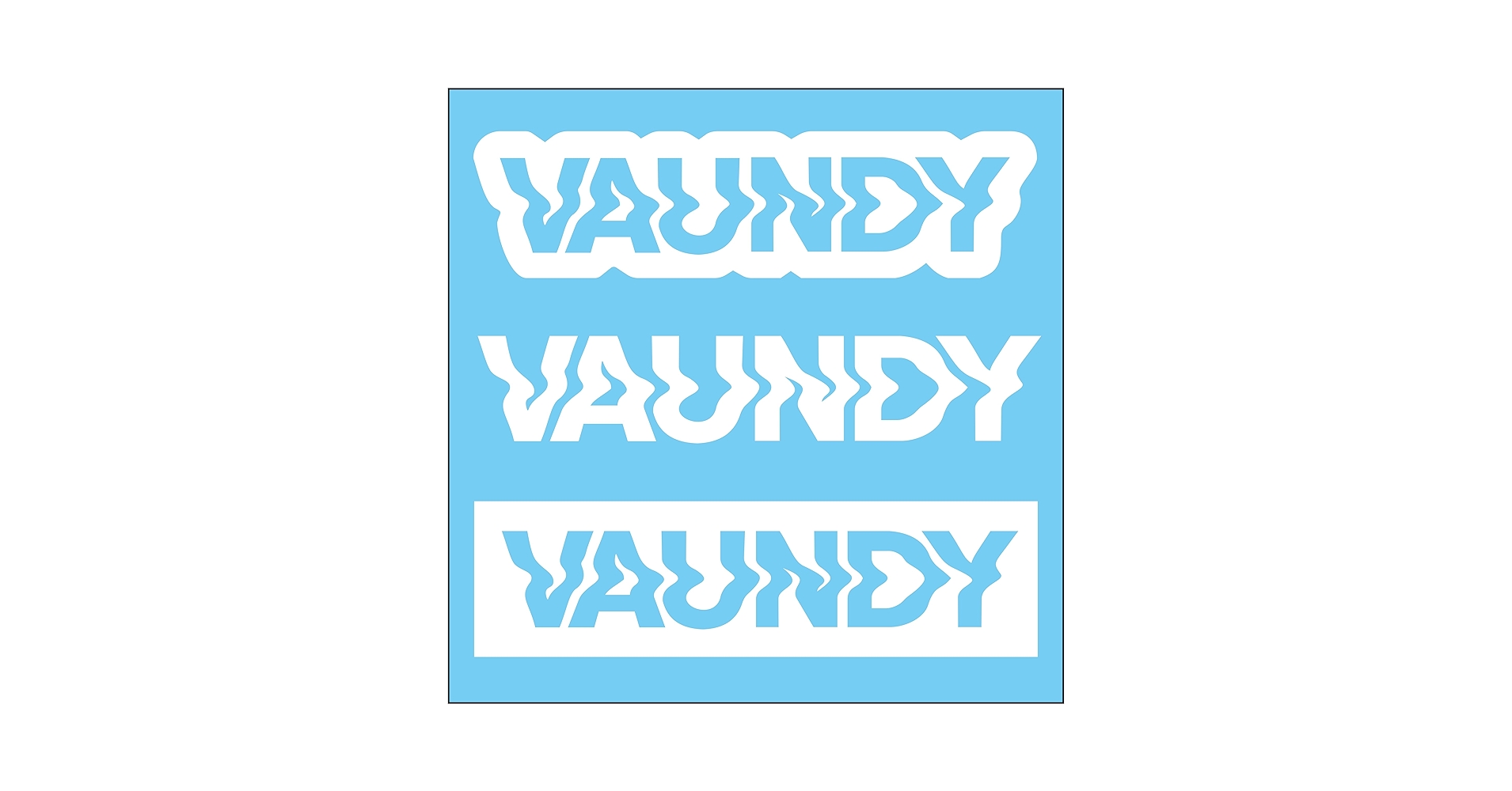 Amazon.co.jp: Vaundy カッティングステッカー S (白) : おもちゃ